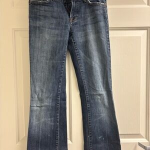7 For All Mankind Indigo Boot Cut Jeans